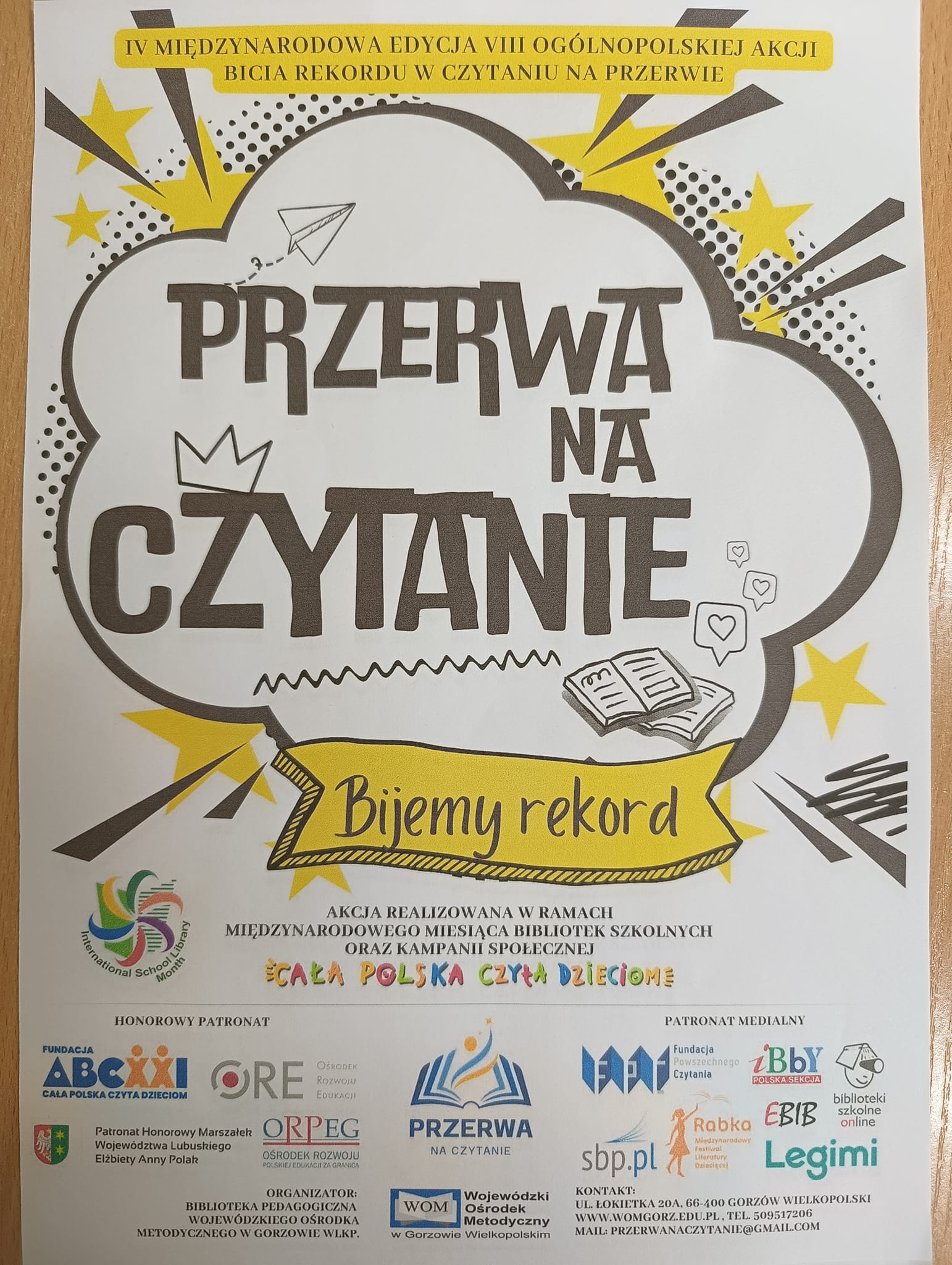 "PRZERWA NA CZYTANIE"