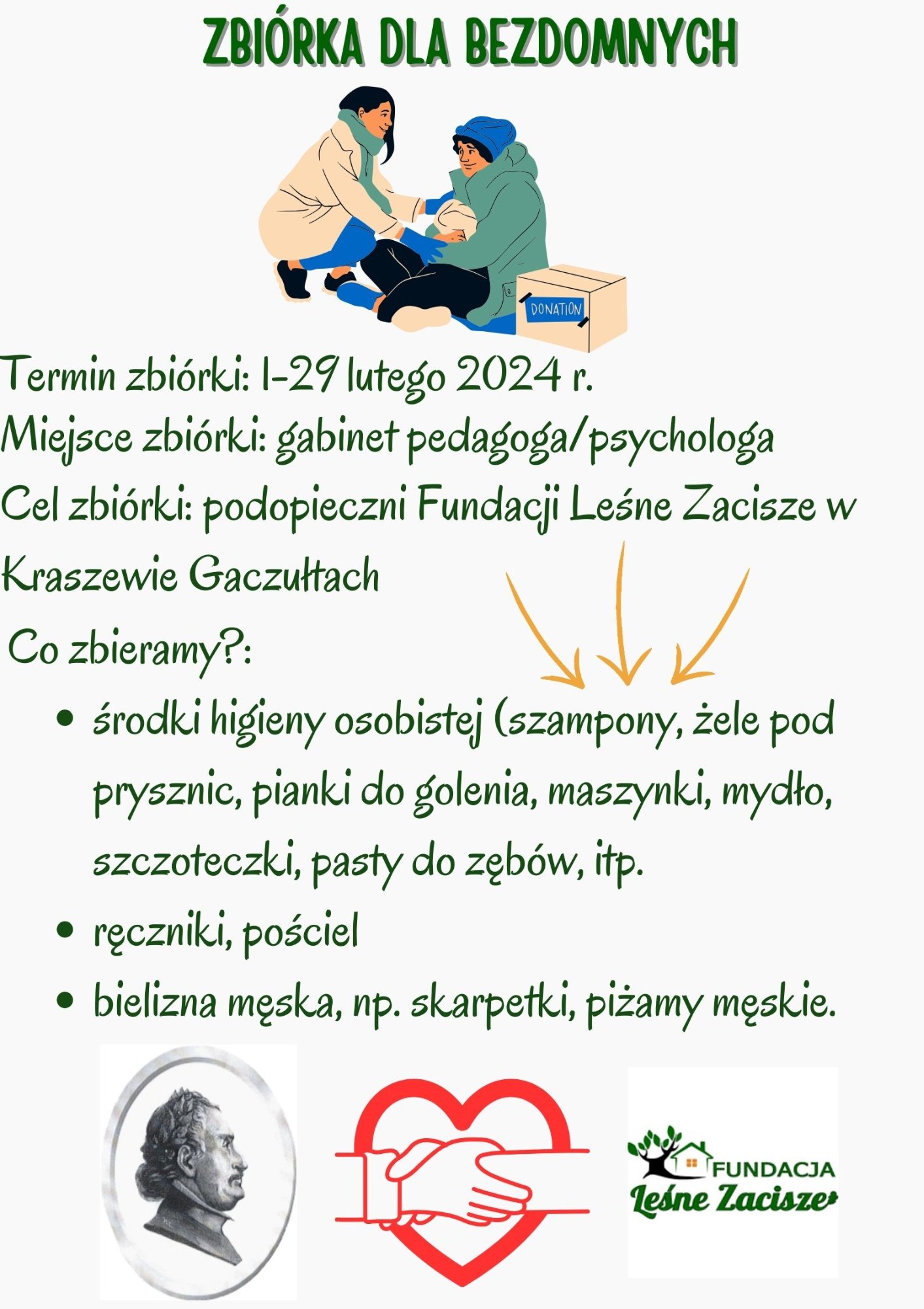 Zbiórka dla bezdomnych